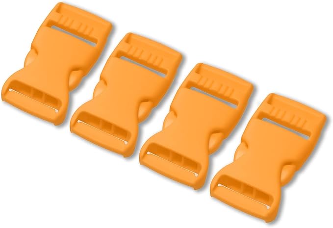 Buckles for Straps Set of 4 Pcs Plastic Buckle Clip Quick Side Release Plastic Fastener