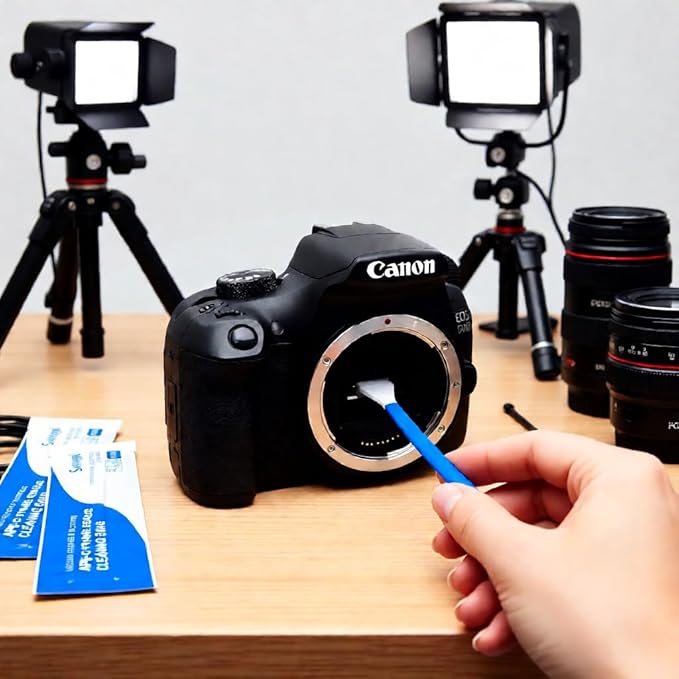 SANHOOII Dry APS-C Sensor Cleaning Swabs (CCD/CMOS), 20pcs 16mm DSLR or SLR Mirrorless Digital Camera Cleaning kit (No senrsor Cleaning Solution)
