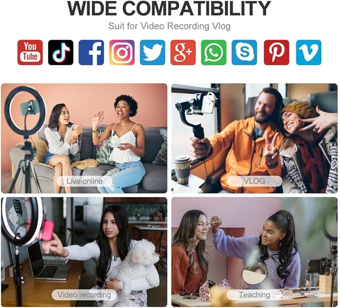 LENSGO Wireless Lavalier Microphone for iPhone iPad,2.4 Ghz Duali Professional Lapel Mics,Wireless Mic Plug-Play,Lapel Microphone for Video Recording Interview Conference Podcast Vlog YouTube TikTok