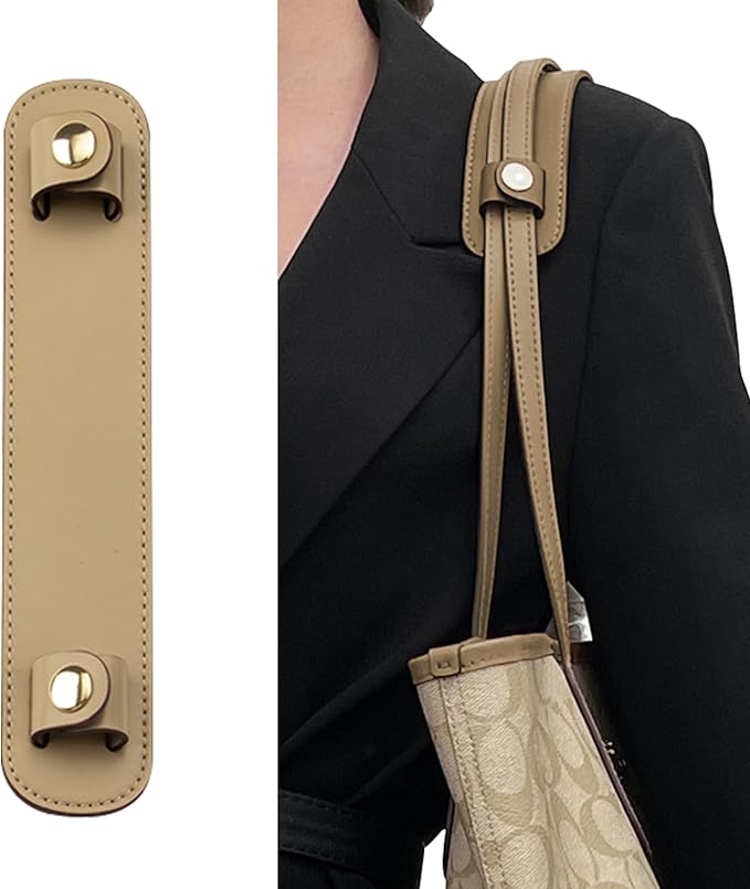 Shoulder Strap Pad Replacement,Microfiber Leather Strap Pads Detachable Cover for Tote Bag