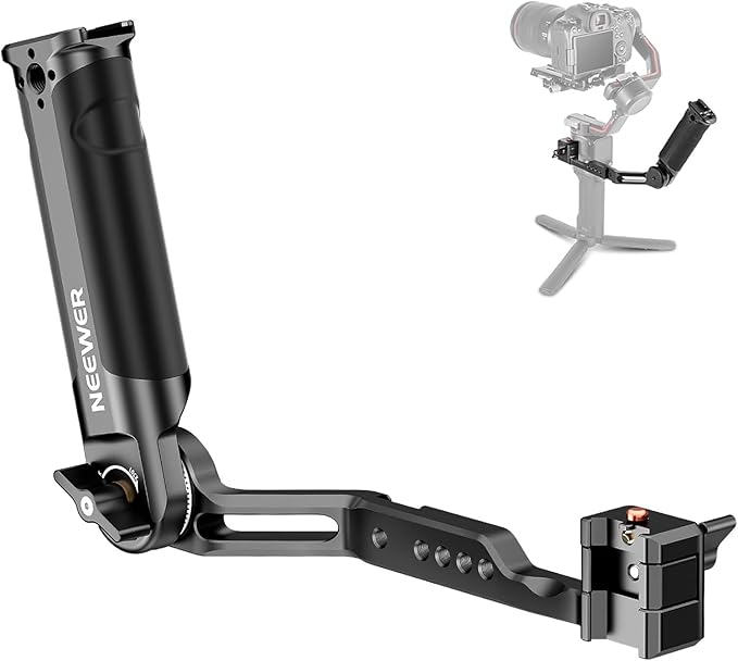 NEEWER Adjustable Sling Handle Grip Compatible with DJI Ronin RS4 RS3 Mini RS 3 Pro RS 2 RSC 2 Gimbal Stabilizer for Low Angle Shot, Max Load 13.2lb, ST49