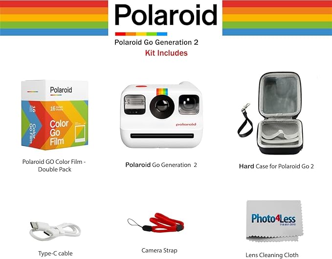 Polaroid Go Generation 2 Instant Film Camera (White)