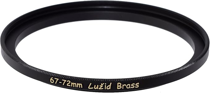 Brass 67mm to 72mm Step Ring Up Filter Adapter Ring Luzid (6772)