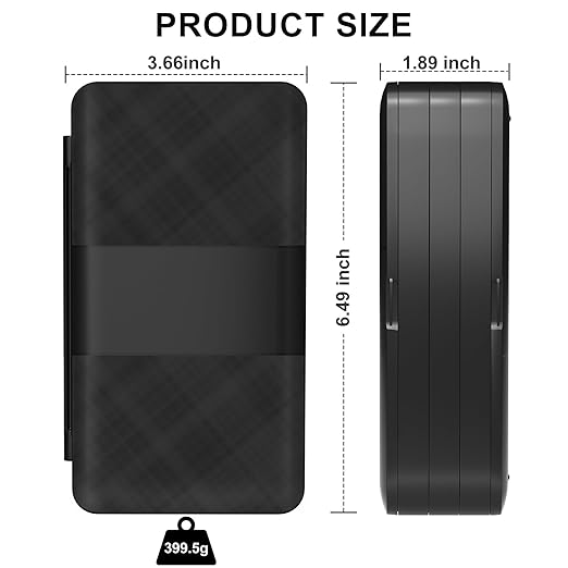 iPLYGAM Switch Game Case Holder for Nintendo Switch 2/OLED/Lite with 96 Cartridge Slots and 160 Micro SD Card Storage, Portable Game Protective Organizer Traveler Gift Accessories