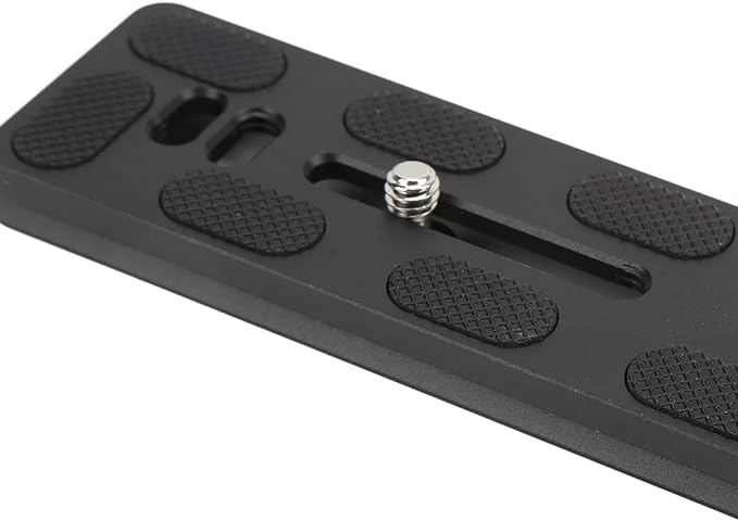 Quick Release Plate with 1/4 Inch Screw and D Ring Screw, Arca Swiss Standard Camera QR Plate for Tripod Ball Head, Aluminum Alloy with Anti - Slip Rubber Pads (200mm)