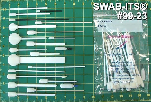 Mixed Bag of Best Selling Foam Swabs by Swab-its - All Shapes and Sizes Included - Made in The USA
