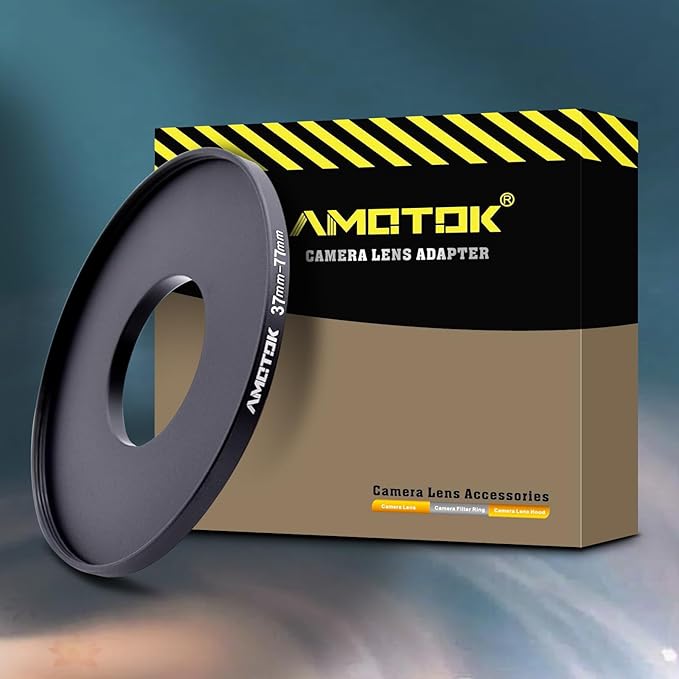 37mm Lens to 77mm Camera Lens Adapter,37mm to 77mm Filter Step-up Ring Adapter Ring,Compatible All 77mm Filter Accessory
