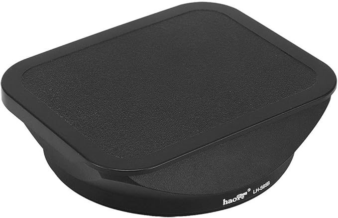 Haoge LH-S85B Bayonet Square Metal Lens Hood Shade with Cap for Sony FE 85mm F1.8 SEL85F18 and E 16-55mm F2.8 G SEL1655G Lens