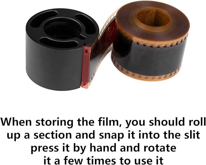 Shurhome Professional Film Canisters Empty Camera Reel Storage Container Case Extension Handle Film Loader Storage Base Camera Reel Container