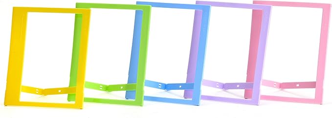 FUJIFILM INSTAX Wide Instant Film Bundle with Plastic Photo Frames (Blue, Green, Pink, Yellow & Purple â€“ Deluxe Bundle (100 Film)