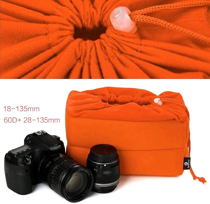 Koolertron Shockproof Camera Photo Bag for SLR TLR Camera Insert Partition Padded Case,Can be Put Directly Into the SLR Camera Bag With Freely Adjustable Compartment