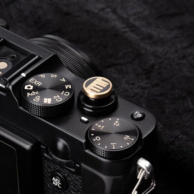 Camera Shutter Button, Soft Shutter Button for Fuji-Film X100 X100S X-10 X20 X-E1 XT10 XT20 XE2S X100F X100VI Nikon ZF