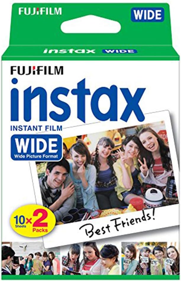 Fujifilm Instax Wide Instant Film (20 Shots) Bundle with Photo Frames â€“ Deluxe Bundle