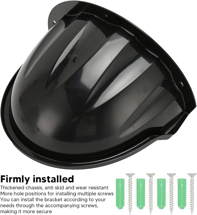 Coolotic Universal Sunshade Rainshade Cameras Cover Shield, Security Cam Protective Roof for CCTV Surveillance Camera Hikvision/Nest/Ring/Arlo/Dome/Bullet (Sun Rain Cover(1PCS Black))
