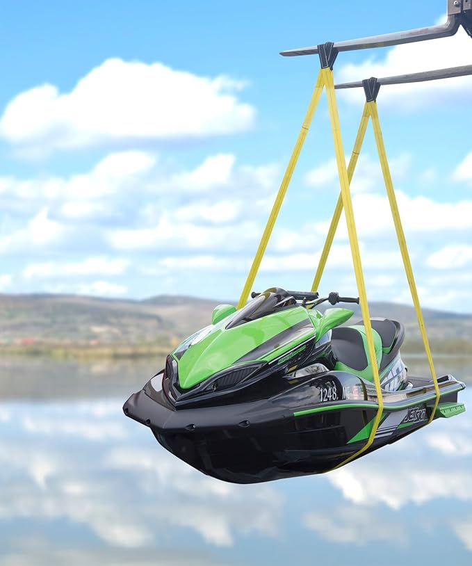 Keeper - 12’ x 2" Performance Engineered Cargo and Load Lift Sling with Flat Loops - Type 3, Class 7 Rated Cargo Sling