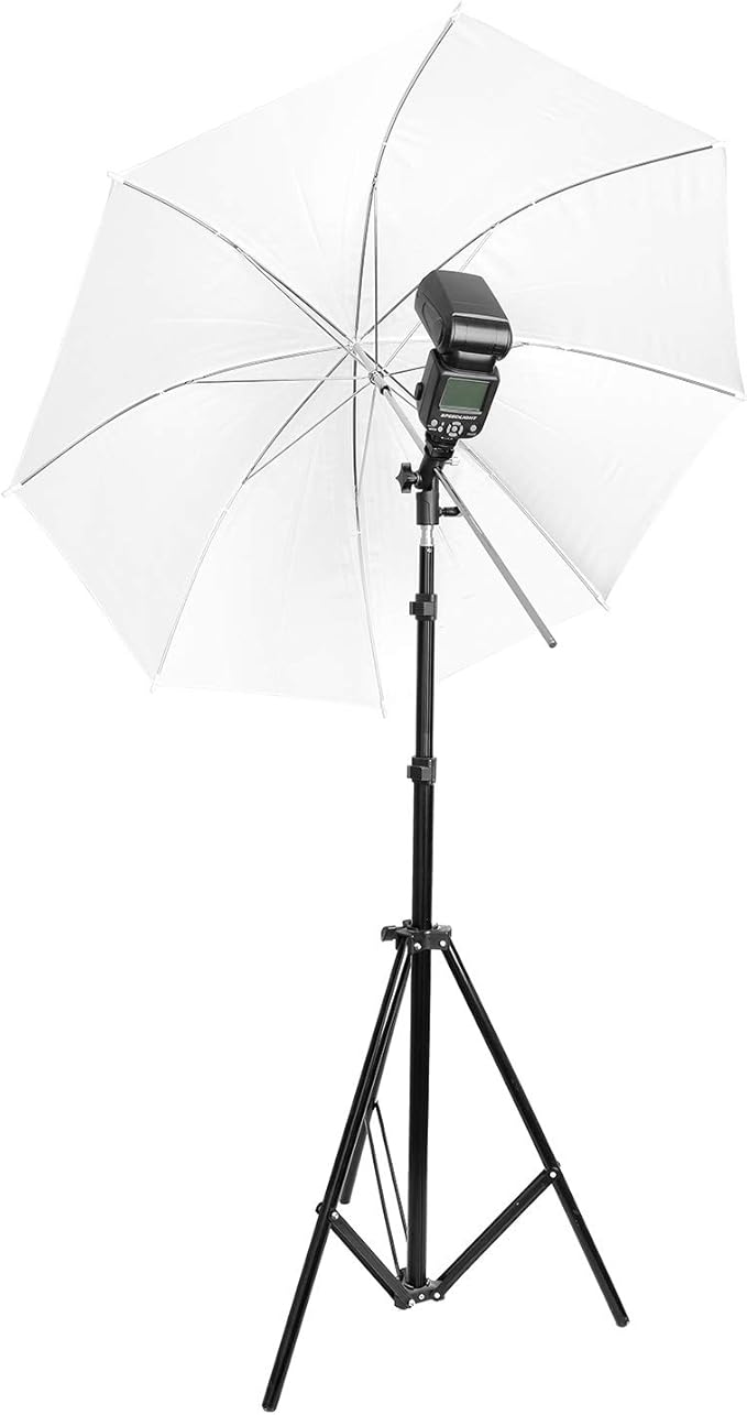 Anwenk Flash Bracket Mount Flash Stand with Umbrella Holder, Swivel, Compatible with Canon Nikon Pentax Olympus Camera Flashes Speedlite Studio LED Light - 1Pack