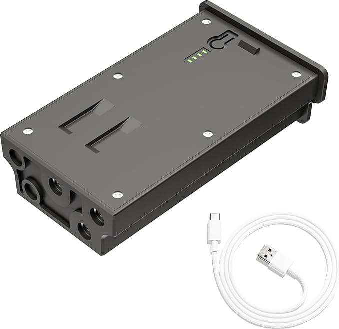 1-Pack Rechargeable Lipo Lithium Battery with LED Meter & Solar Charging, for Trail Camera Tactacam Reveal X Gen 3.0, 2.0, X Pro 3.0, Pro, X Ultra 3.0, SK, XB, X