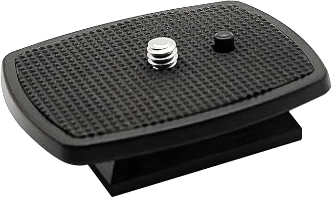 42mm (1-5/8") Quick Release Plate, Universal Tripod Mount Adapter with Non-Slip Grip for 42x42mm Square Socket Tripod Heads