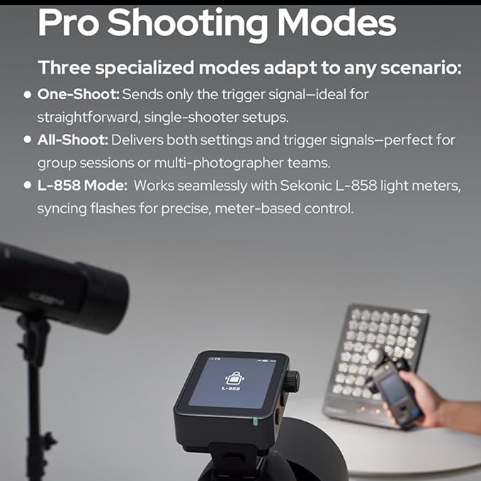 Godox X3 Pro C X3Pro C Touchscreen TTL Flash Trigger for Canon, 2.4G Wireless, 2.4" LCD Screen, Bluetooth Integration & APP Control, Wireless Speedlight Transmitter (Godox X3-C Upgrade)