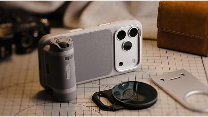 Tilta Khronos Lite Creator Kit | Compatible with iPhone 17 Pro | Professional Camera Rig for Phone Filmmaking | Bluetooth Handle, ND & Polarizer Filter Set - Black