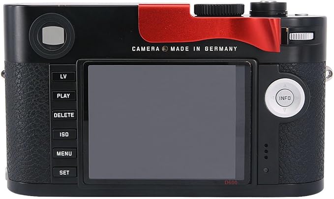 Haoge THB-M24R Metal Hot Shoe Thumb Up Rest Hand Grip for Leica M Typ240 M240, M-P Typ 240 M240P, M Typ262 M262, M-D Typ 262 Camera Red