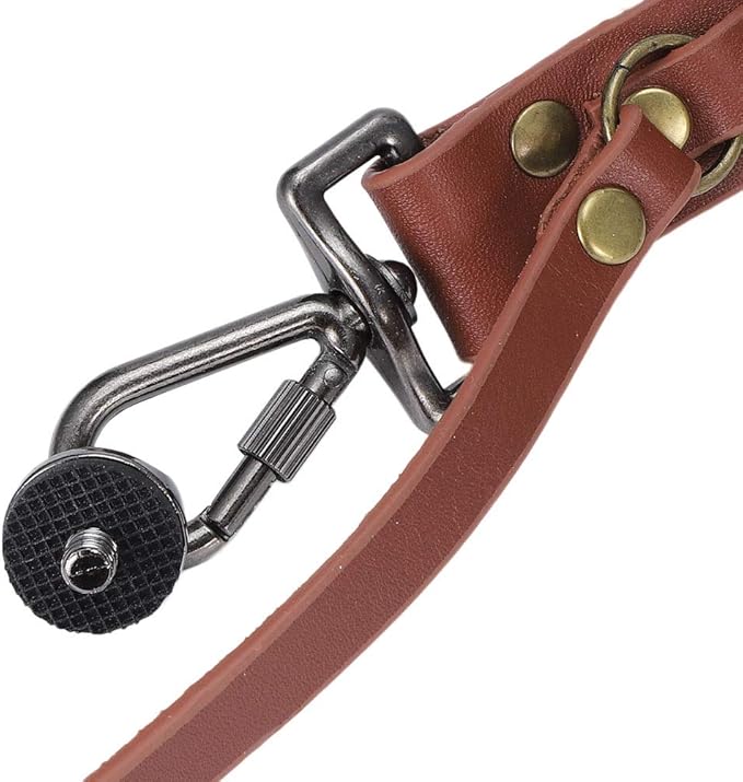 Pilipane Camera Harness, Shoulder Leather Camera Strap, Double Shoulder Camera Strap Harness Quick Release adjust Camera Tether Strap, Camera Holster