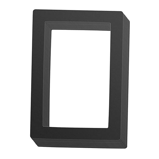 Resin 3D Printer Protective Film Black LCD Gasket 9.5 x 6.7 inch Stick On Gasket Screen Protector Compatible with Saturn 8.9 Inch LCD Resin 3D Printer Screen (10pcs)