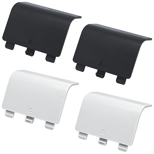 Surf turtle 4Pcs Battery Door Back Cover Replacement Batteries Back Cover