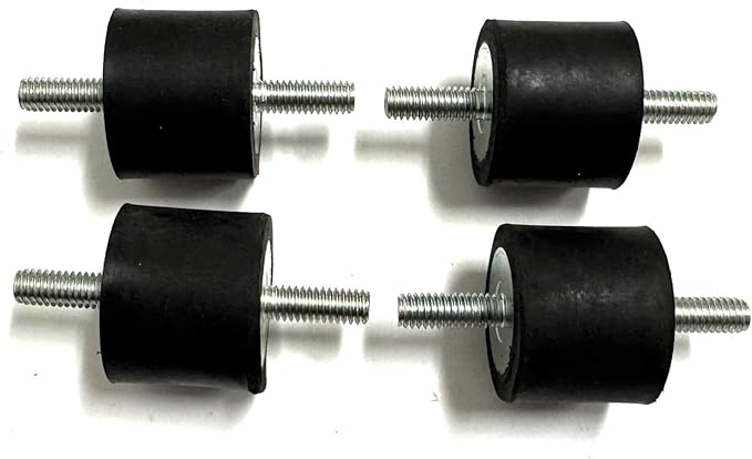 Replacement for Wacker OEM 4 Pack Shock Mount for VPG155, VPG160, VPG165, VPG170 Plate Compactor