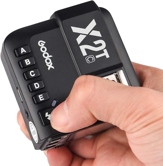 Godox X2T X2T-C Flash Trigger for Canon, with 2.4G E-TTL II HSS 1/8000s Group Function LCD Control Panel Firmware Update, GODOX X2 X2TC X2T C Wireless Flash Trigger Transmitter for Canon Camera