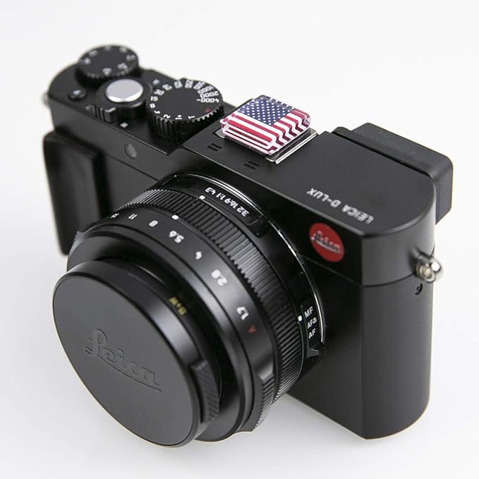 Foto&Tech Hot Shoe Cover Cap Compatible with Canon Nikon Sony Panasonic Fujifilm Olympus Pentax Sigma DSLR/SLR/Evil Camera (American Flag)
