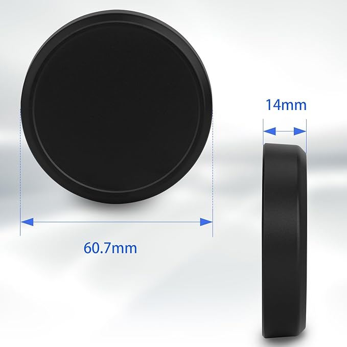 Haoge Cap-X54B Metal Lens Cap for Fujifilm X100VI Fuji X100V Camera Accessories Black Compatible with Haoge LH-X54B Lens Hood