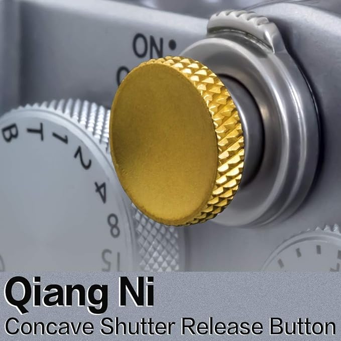 Fuji Shutter Release Button Accessories: Fujifilm Camera Soft Shutter Button - Gold Shutter Button for Canon Nikon Leica Film X100vi X100v X100Ff Xt5 Xt4 Xt3 Xt2 Xt30 Xt20 Xt10 Xpro3 Xpro2 Xpro1
