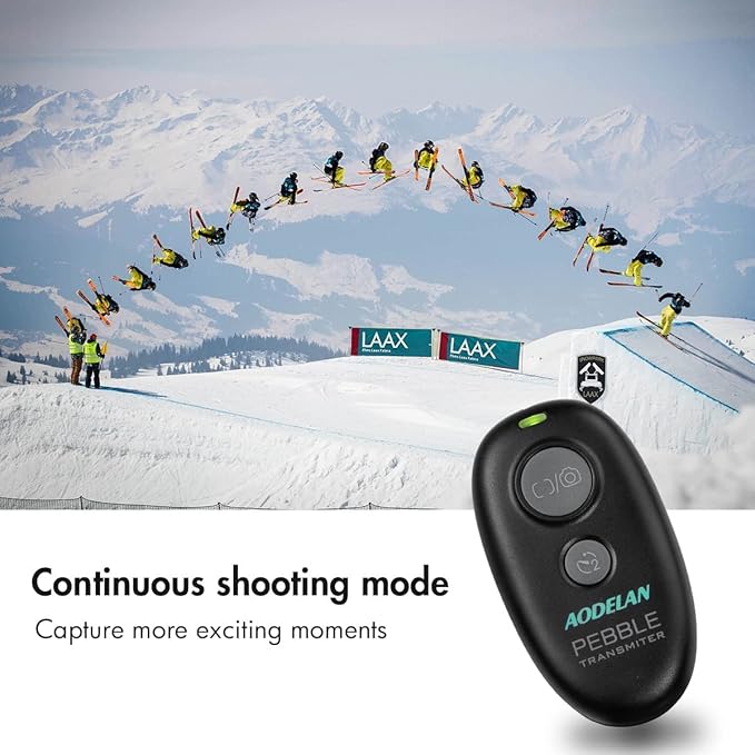 AODELAN Camera Wireless Shutter Release Remote Control for Sony Alpha a7 A7R A7RIII A77II A6000 A3000 A6300 A500 A200 A5100 A9 A560 A700 A850 HX300 RX100 V(A) RX100 VI, Replace RM-L1AM and RM-SPR1