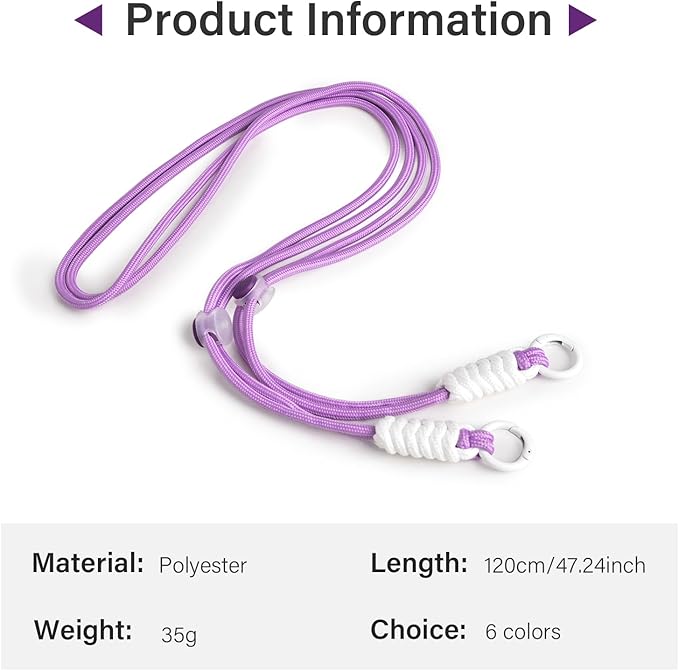 VOVMOEYA Camera Strap,Long Neck Strap for Fujifilm Mini 12/11/9/8/7+,Shoulder Strap camera strap Long Crossbody Lanyard for photographer Camera/Badge Holder/Keys/Wallet Multi-Function Lanyard(Purple)