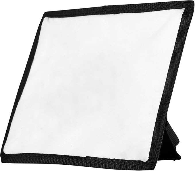 SUPON 6" x 7" Collapsible Mini Softbox – Universal Flash Diffuser for Canon, Nikon, Sony, Neewer, Godox Speedlights, Includes Storage Pouch
