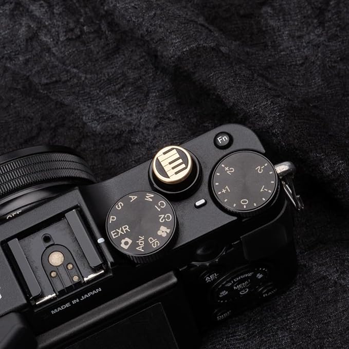 Camera Shutter Button, Soft Shutter Button for Fuji-Film X100 X100S X-10 X20 X-E1 XT10 XT20 XE2S X100F X100VI Nikon ZF