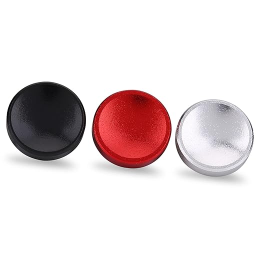 WALFRONT 3Pcs Aluminum Alloy Camera Shutter Buttons, Premium Ergonomic Release Push Pins, Improved Grip and Vibration Reduction for DSLR and Mirrorless Cameras