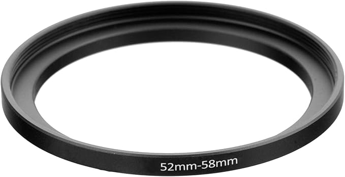 UltraPro Step-Up Adapter Ring 52mm Lens to 58mm Filter Size