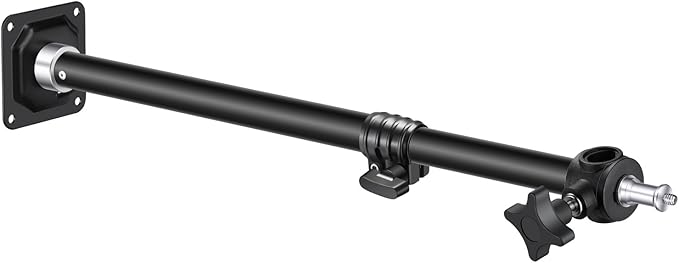 Neewer Wall Mounting Boom Arm 15-23.6 inches/38-60 Centimeters Adjustable Length with 1/4 inch to 3/8 inch Universal Adapter for Photo Studio Video Light, Monolights Photography