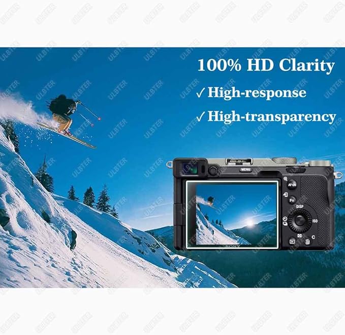 Screen Protector for Sony RX10 IV RX III RX10 II RX10 RX10IV RX10III RX10 II Camera & Hot Shoe Cover, 0.3mm 9H Hardness Tempered Glass Anti-Scrach Anti-Fingerprint Anti-Bubble [3Pack]
