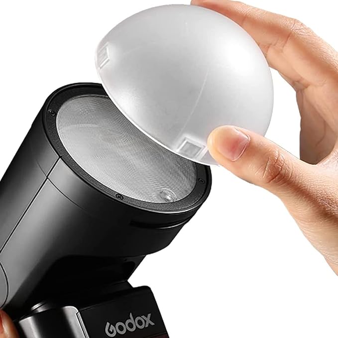 Godox AK-R11 Flash Diffuser Dome for Godox V1/V1pro/V100/AD100Pro Flash,Use with Godox H200R Compatible for AD200 AD200Pro AD200Pro II