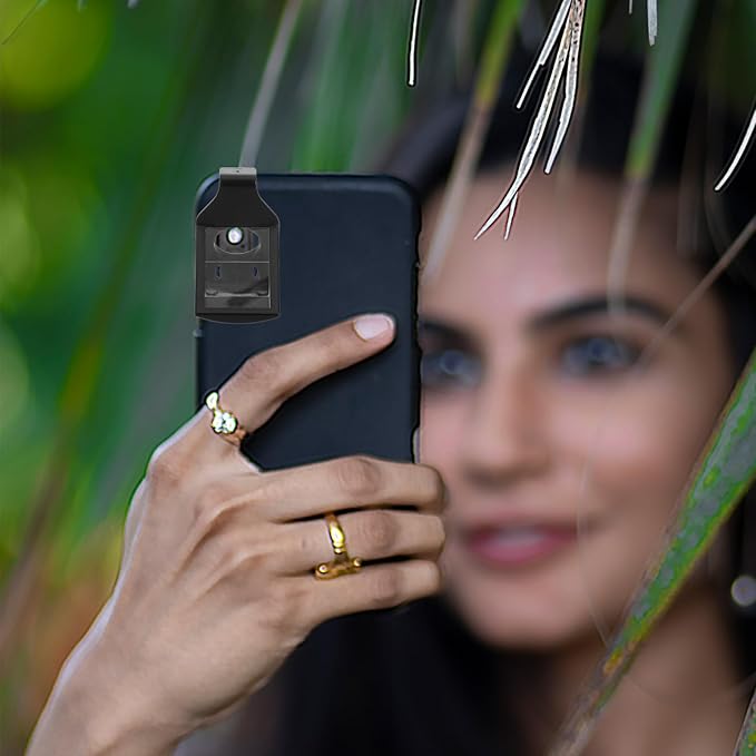 Generic Universal Clip-on Phone Lens Kit, Wide Angle and 90-Degree Corner Mirror Lens Attachments for Smartphones, Portable Mobile Camera Photo Accessories for Everyday Use