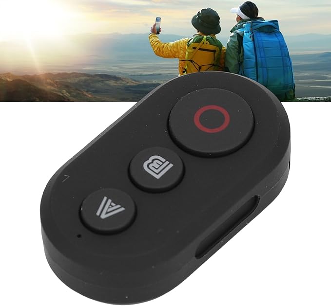 PUSOKEI Bluetooth Remote Controller for Action Cameras, Wireless Camera Remote Shutter for in sta 360 X5/X4/X3/X2, GO 3/3S, Ace Pro/Pro 2 Sports Cameras