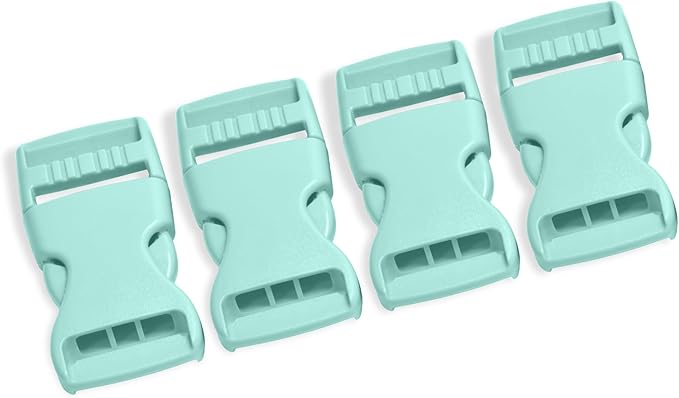 Buckles for Straps Set of 4 Pcs Plastic Buckle Clip Quick Side Release Plastic Fastener