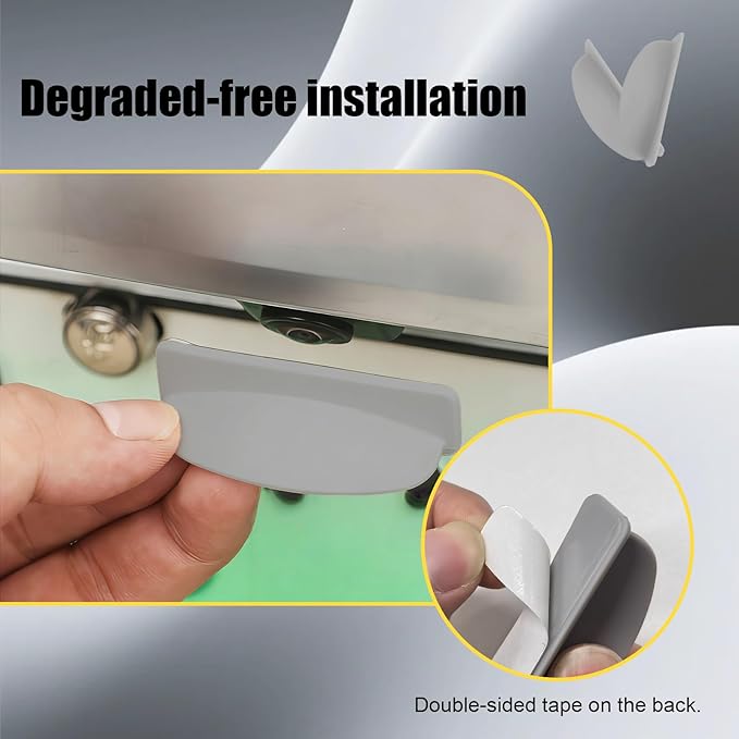 Car Backup Camera Rain Shield, Reversing Rear View Camera Anti-Rain Cover, Non-Destructive Adhesion, Universal Reversing Protector Sticker for Cars, Trucks, SUVs, Grey