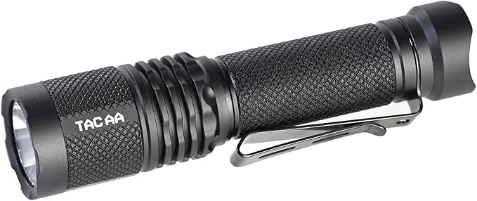 ACEBEAM TAC AA 2.0 Longest-Range AA Flashlight 280 Meters, 1000 High Lumens Tactical EDC Flashlight Rechargeable, 6 Modes Pocket LED Flashlight, Super Bright Small Mini Flashlight for Camping, Home