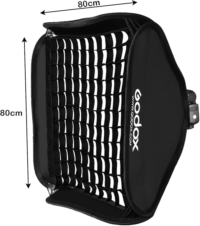 Honeycomb Grid for Godox 32" 80x80cm Softbox - Eggcrate Soft Light Control Grid (Only 80x80cm Grid)