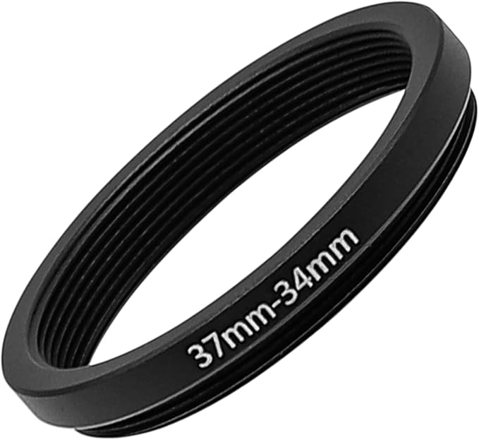 37-28/30/30.5/34/40.5/42/43/46/49/52/55/58/62mm Step Up & Step Down Rings Adapter for Lens and Filter 37-34 Filter Adapter Ring 37mm Lens to 34mm Filters
