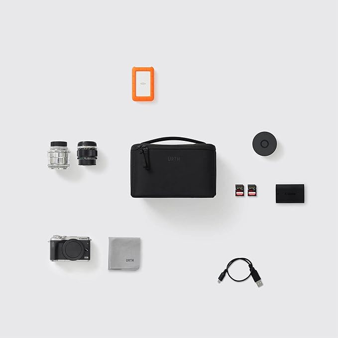 Urth Arkose Camera Insert Bag – for DSLR Camera and Lens, Weatherproof + Recycled